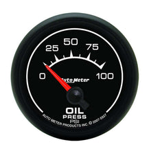 Load image into Gallery viewer, AutoMeter GAUGE, OIL PRESSURE, 2 1/16&quot;, 100PSI, ELECTRIC, ES