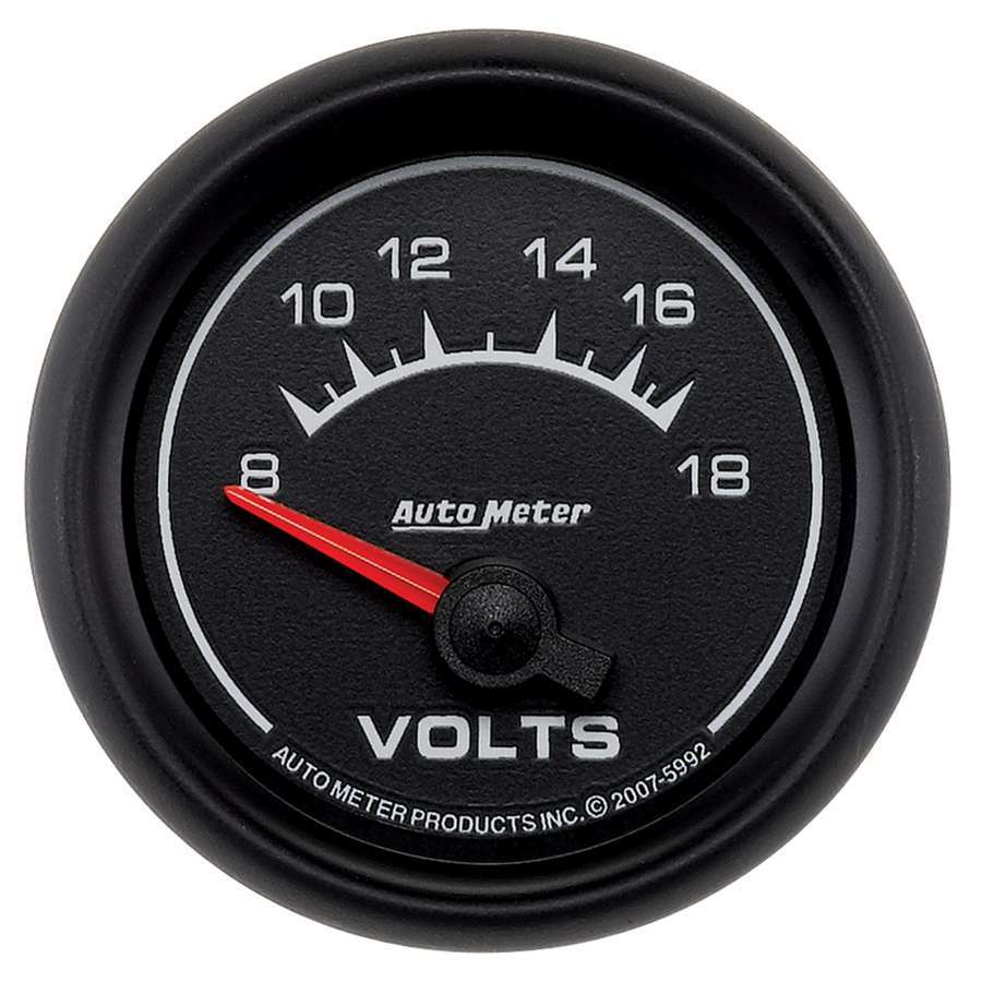 AutoMeter GAUGE, VOLTMETER, 2 1/16", 18V, ELECTRIC, ES