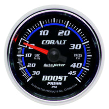 Load image into Gallery viewer, AutoMeter GAUGE, VAC/BOOST, 2 1/16&quot; , 30INHG-45PSI, MECHANICAL, COBALT