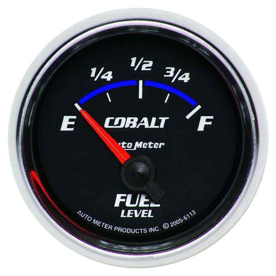 AutoMeter GAUGE, FUEL LEVEL, 2 1/16" , 0OE TO 90OF, ELEC, COBALT