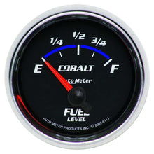 Cargar imagen en el visor de la galería, AutoMeter GAUGE, FUEL LEVEL, 2 1/16&quot; , 0OE TO 90OF, ELEC, COBALT