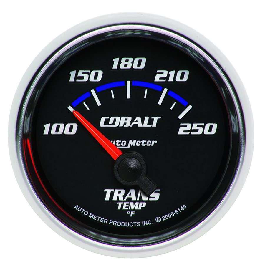 AutoMeter GAUGE, TRANSMISSION TEMP, 2 1/16" , 100-250 Degrees F, ELECTRIC, COBALT