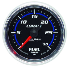 Load image into Gallery viewer, AutoMeter GAUGE, FUEL PRESSURE, 2 1/16&quot;, 30PSI, DIGITAL STEPPER MOTOR, COBALT