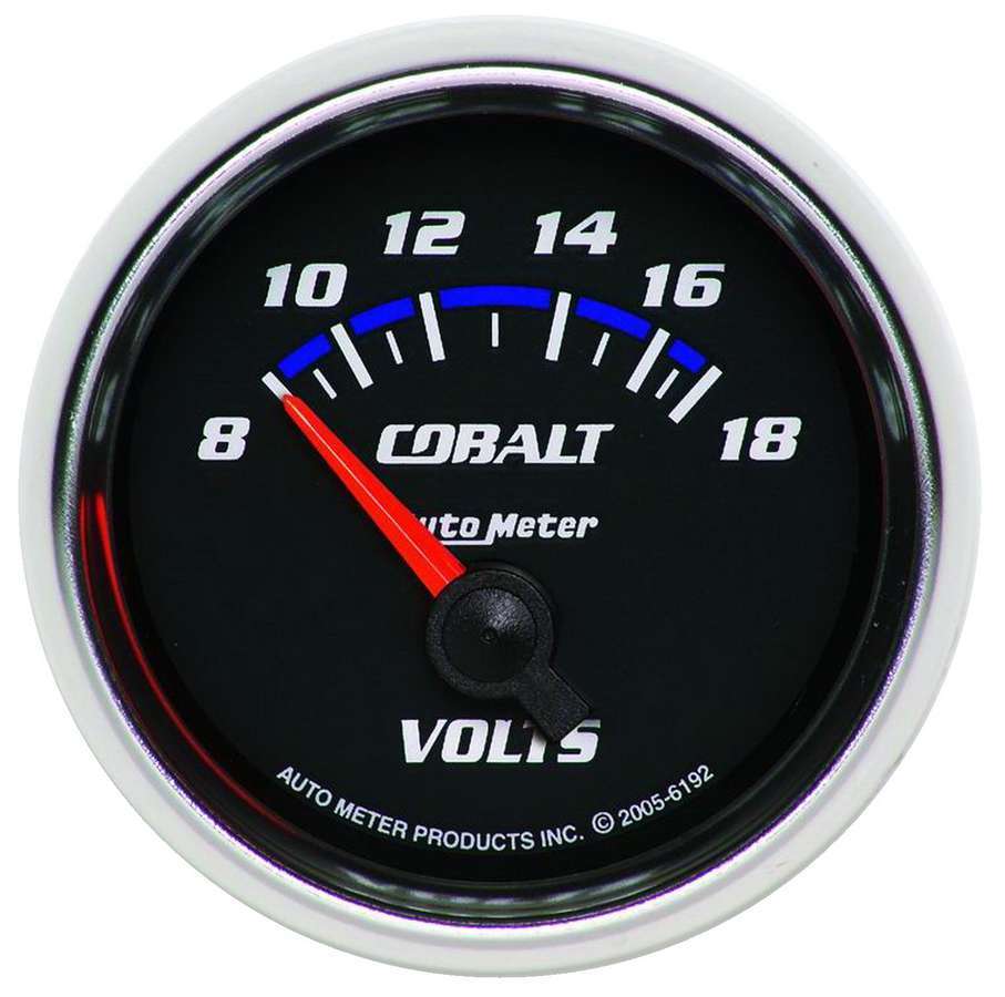 AutoMeter GAUGE, VOLTMETER, 2 1/16", 18V, ELECTRIC, COBALT