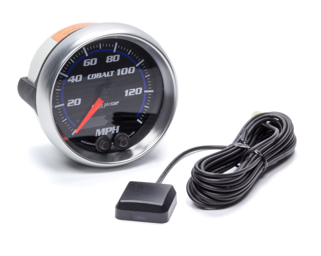 AutoMeter GAUGE, SPEEDOMETER, 3 3/8", 140MPH, GPS, COBALT