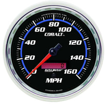 Load image into Gallery viewer, AutoMeter GAUGE, SPEEDOMETER, 5&quot;, 160MPH, ELEC. PROGRAMMABLE, COBALT