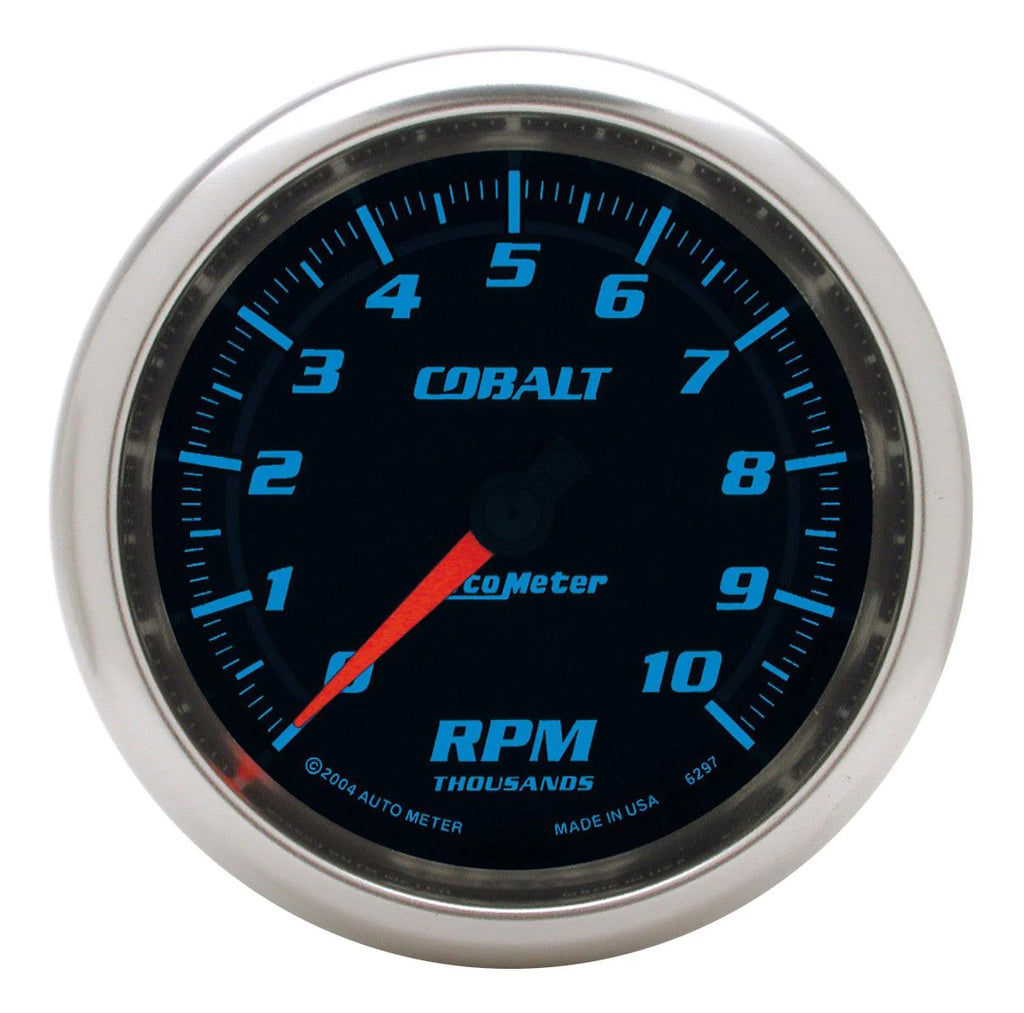 AutoMeter GAUGE, TACHOMETER, 3 3/8", 10K RPM, IN-DASH, COBALT