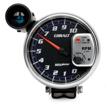 Load image into Gallery viewer, AutoMeter GAUGE, TACHOMETER, 5&quot;, 10K RPM, PEDESTAL W/ EXT. SHIFT-LITE, COBALT