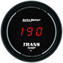 Load image into Gallery viewer, AutoMeter GAUGE, TRANS TEMP, 2 1/16&quot;, 340?F, DIGITAL, BLACK DIAL W/ RED LED