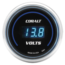 Load image into Gallery viewer, AutoMeter GAUGE, STEREO VOLTAGE, 2 1/16&quot;, 19V, DIGITAL, COBALT