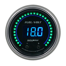 Load image into Gallery viewer, AutoMeter GAUGE, FUEL/VOLT, 2 1/16&quot; TWO CHANNEL, SELECTABLE, COBALT ELITE DIGITAL