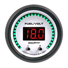 Load image into Gallery viewer, AutoMeter GAUGE, FUEL/VOLT, 2 1/16&quot; TWO CHANNEL, SELECTABLE, PHANTOM ELITE DIGITAL