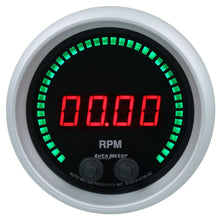 Load image into Gallery viewer, AutoMeter GAUGE, TACHOMETER, 3 3/8&quot;, 16K RPM, IN-DASH, SPORT-COMP ELITE DIGITAL