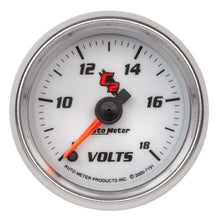 Load image into Gallery viewer, AutoMeter GAUGE, VOLTMETER, 2 1/16&quot;, 18V, DIGITAL STEPPER MOTOR, C2