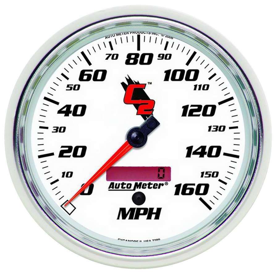 AutoMeter GAUGE, SPEEDOMETER, 5", 160MPH, ELEC. PROGRAMMABLE, C2