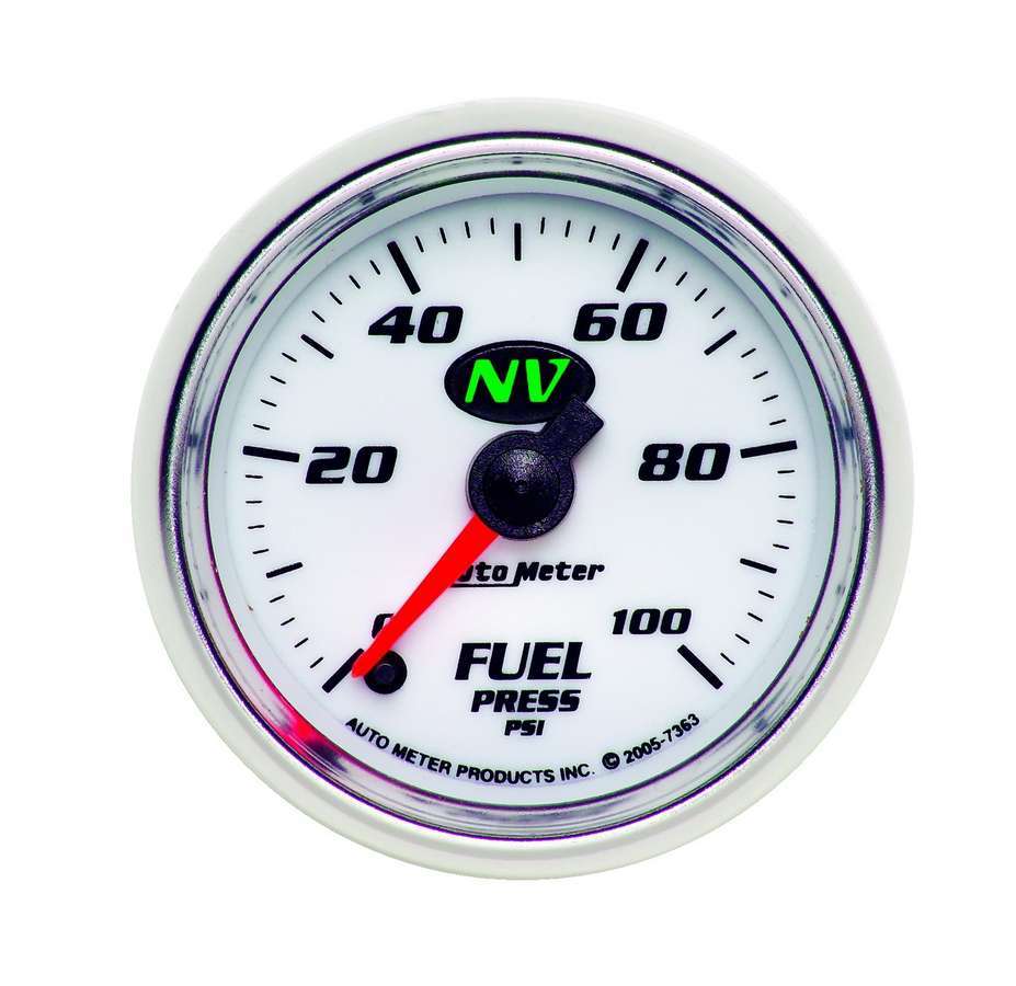 AutoMeter GAUGE, FUEL PRESSURE, 2 1/16", 100PSI, DIGITAL STEPPER MOTOR, NV