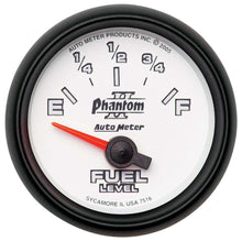 Cargar imagen en el visor de la galería, INDICADOR DE NIVEL DE COMBUSTIBLE AutoMeter, 2 1/16&quot;, 240OE A 33OF, ELEC, PHANTOM II