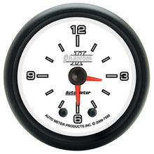 Load image into Gallery viewer, AutoMeter GAUGE, CLOCK, 2 1/16&quot;, 12HR, ANALOG, PHANTOM II