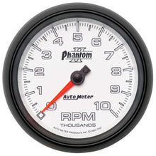 Cargar imagen en el visor de la galería, MEDIDOR AutoMeter, TACÓMETRO, 3 3/8&quot;, 10 000 RPM, EN EL TABLERO, PHANTOM II