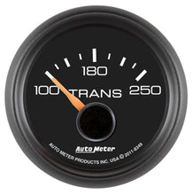 Cargar imagen en el visor de la galería, AutoMeter GAUGE, TRANSMISSION TEMP, 2 1/16&quot;, 100-250 Degrees F, ELECTRIC, GM FACTORY MATCH