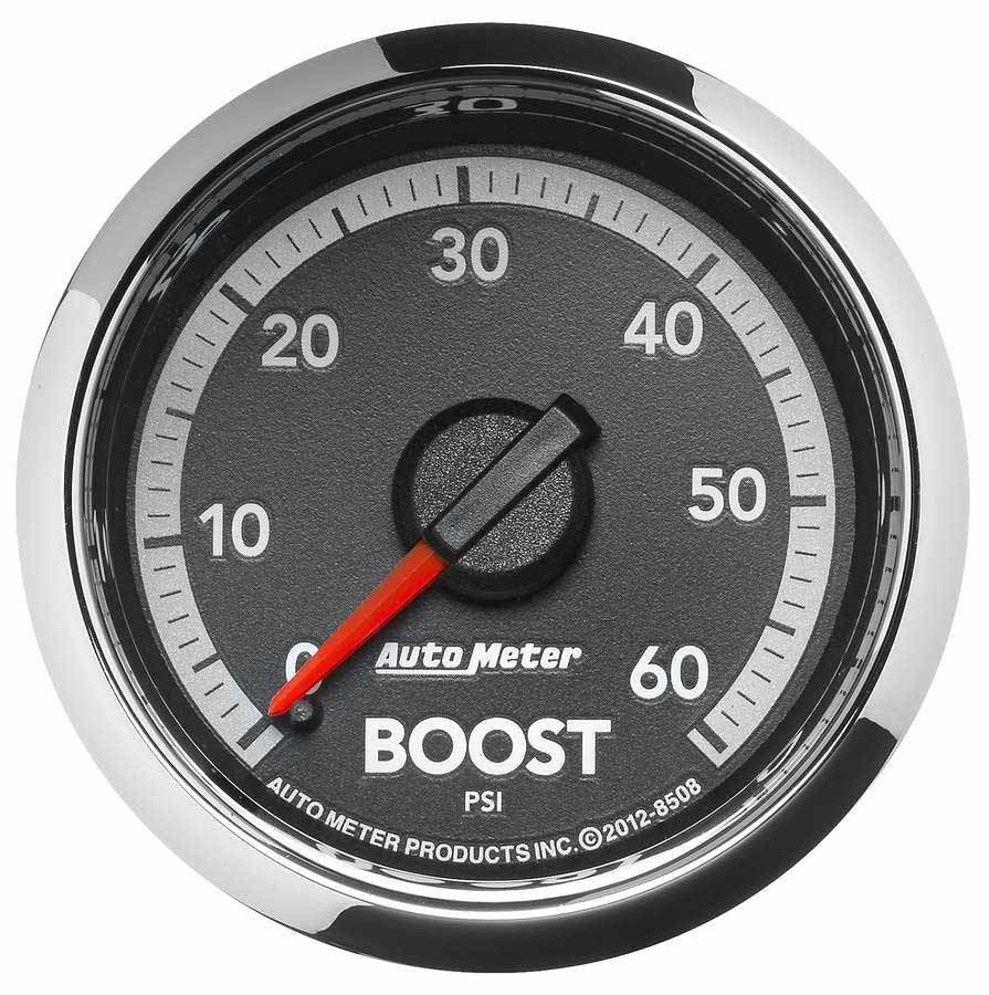 AutoMeter GAUGE, BOOST, 2 1/16" , 60PSI, MECHANICAL, RAM GEN 4 FACTORY MATCH