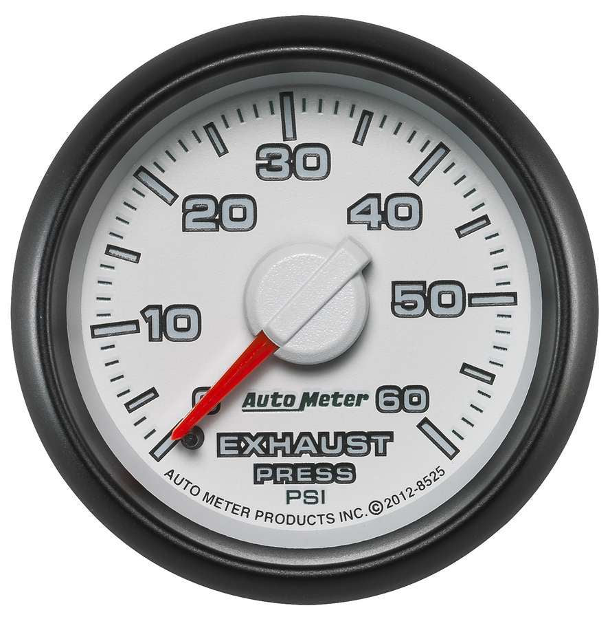 AutoMeter GAUGE, EXHAUST PRESS., 2 1/16" , 60PSI, MECHANICAL, RAM GEN 3 FACTORY MATCH