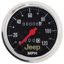 Cargar imagen en el visor de la galería, AutoMeter GAUGE, SPEEDOMETER, 3 3/8&quot;, 120MPH, MECHANICAL, JEEP