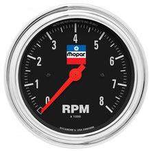 Cargar imagen en el visor de la galería, AutoMeter GAUGE, TACHOMETER, 3-3/8&quot;, 8,000 RPM, 4,6,8 CYL, IN-DASH, MOPAR CLASSIC