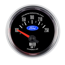 Cargar imagen en el visor de la galería, AutoMeter GAUGE, WATER TEMP, 2 1/16&quot;, 100-250?F, ELECTRIC, FORD