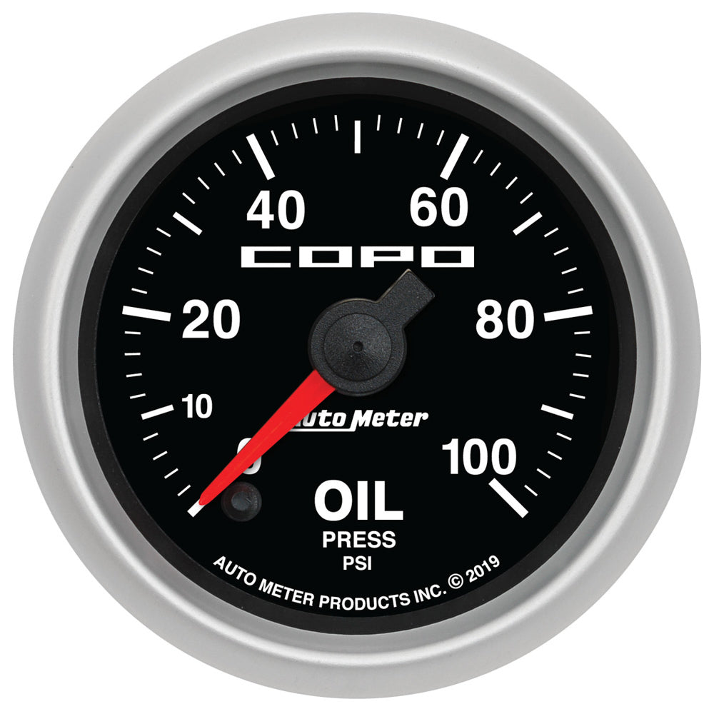 AutoMeter GAUGE, OIL PRESS, 2 1/16", 100PSI, DIGITAL STEPPER MOTOR, COPO