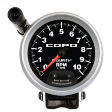 Load image into Gallery viewer, AutoMeter GAUGE, TACHOMETER, 3 3/4&quot;, 10K RPM, PEDESTAL W/ EXT. QUICK-LITE, COPO