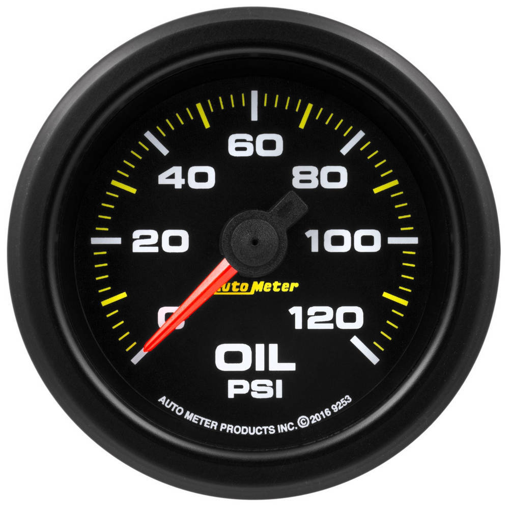 AutoMeter GAUGE, OIL PRESS, 2 1/16", 120PSI, STEPPER MOTOR W/WARN, EXTREME ENVIRONMENT