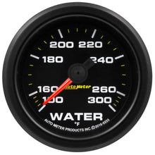 Cargar imagen en el visor de la galería, MEDIDOR DE TEMPERATURA DEL AGUA AutoMeter, 2 1/16&quot;, 300 °F, MOTOR PASO A PASO CON PK Y ADVERTENCIA, AMBIENTE EXTREMO