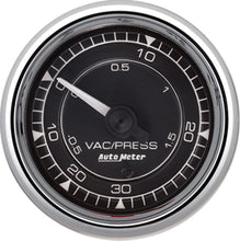 Cargar imagen en el visor de la galería, Indicador de vacío y presión de 30 HG/30 PSI AutoMeter2/16 Chrono Chrome