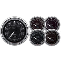 Load image into Gallery viewer, 2/16 Chrono Chrome Gauge 5-Piece Gauge Kit