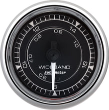 Load image into Gallery viewer, AutoMeter2/16 Chrono Chrome Gauge Air/Fuel Ratio Wideband