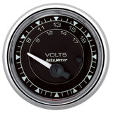 Voltímetro AutoMeter2/16 Chrono Chrome de 18 voltios