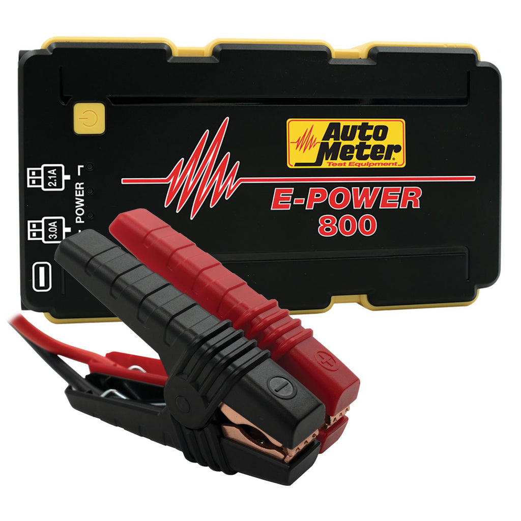 AutoMeter JUMP STARTER, EMERGENCY BATTERY PACK, 12V, 800A PEAK, 1800 mAh