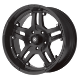 AX181 16X9 5X5.0 T-BLK -12MM