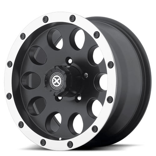 AX186 16X8 5X5.0 S-BLK MACH 00MM