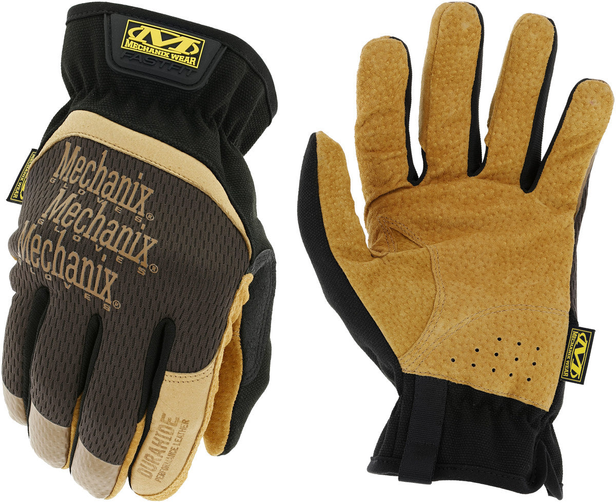 Mechanix Wear Glove FastFit Leather Large Tan/Black