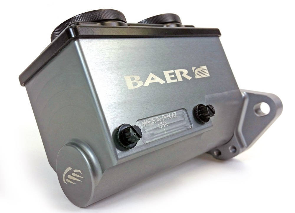 Baer Brake Systems ReMaster Master Cylinder 1in Bore Left Port Gray