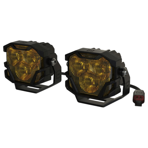 4B NCS LED PODS SAE WIDE/YELLOW SET