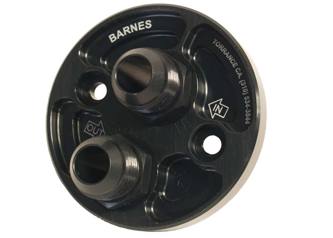 Barnes Systems Oil Filter Block Off Plate -12 Fitting