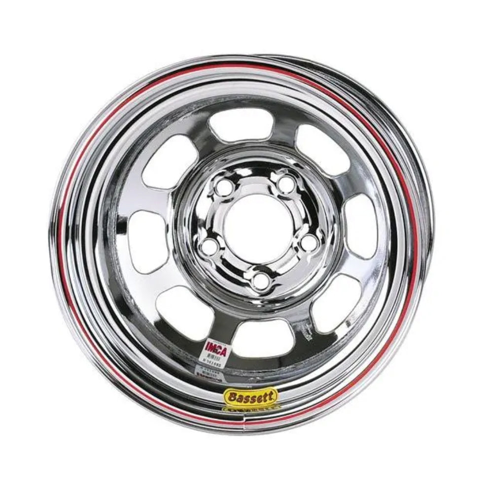 Bassett Wheel 14x7 D Hole 4x 100MM 3in Chrome