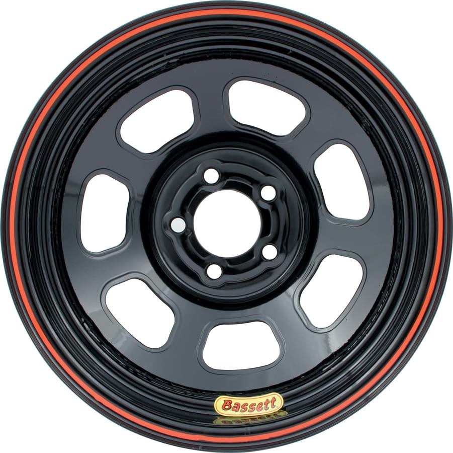 Bassett Wheel 14x7 D-Hole 5x100mm 2in BS Black