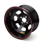 Bassett Wheel 14x7 D-Hole 4x 4.25in 1in BS Black