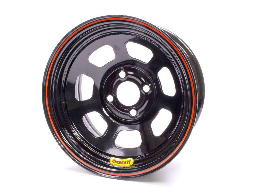 Rueda Bassett 14x7 D-Hole 4x4.25 in 3 in BS Negro