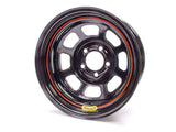 Bassett 15x7 5x4.75 3.75in BS Black Rolled Wheel