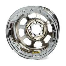 Cargar imagen en el visor de la galería, Bassett 15x8 B/L Chrome Wheel 5x5 3in BS